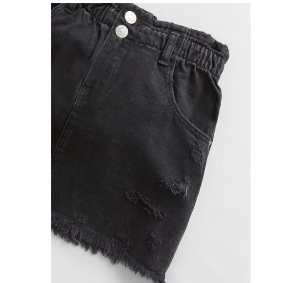 Black denim skirt - Picture 6 of 8